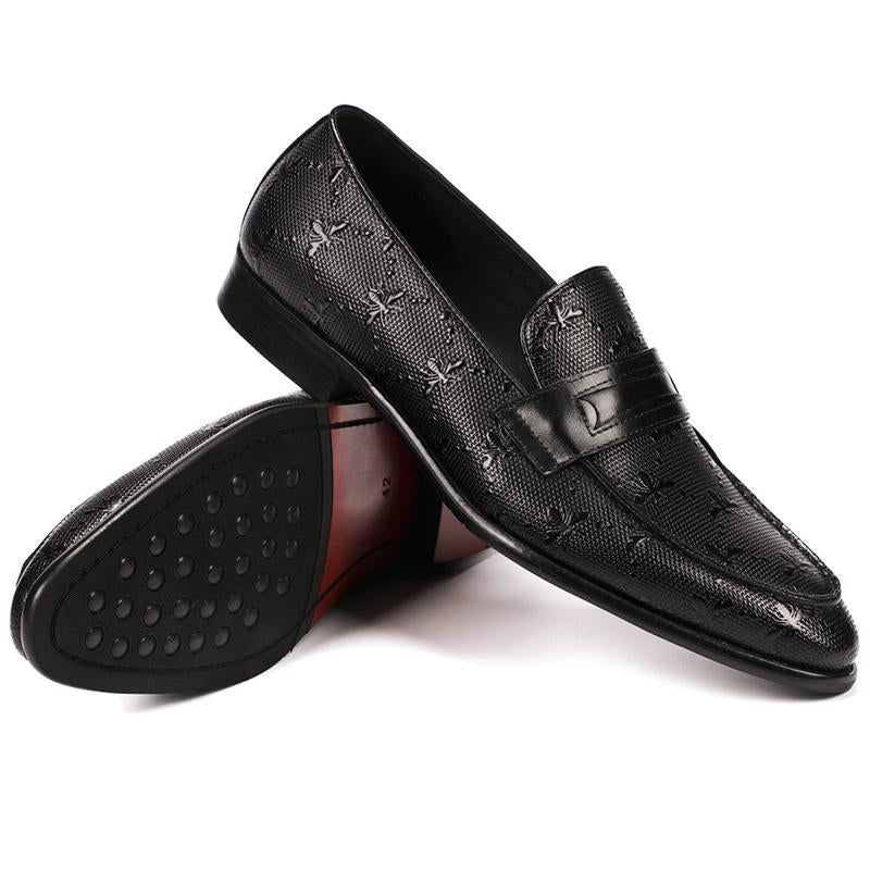Men's Pattern Casual Leather Shoes
