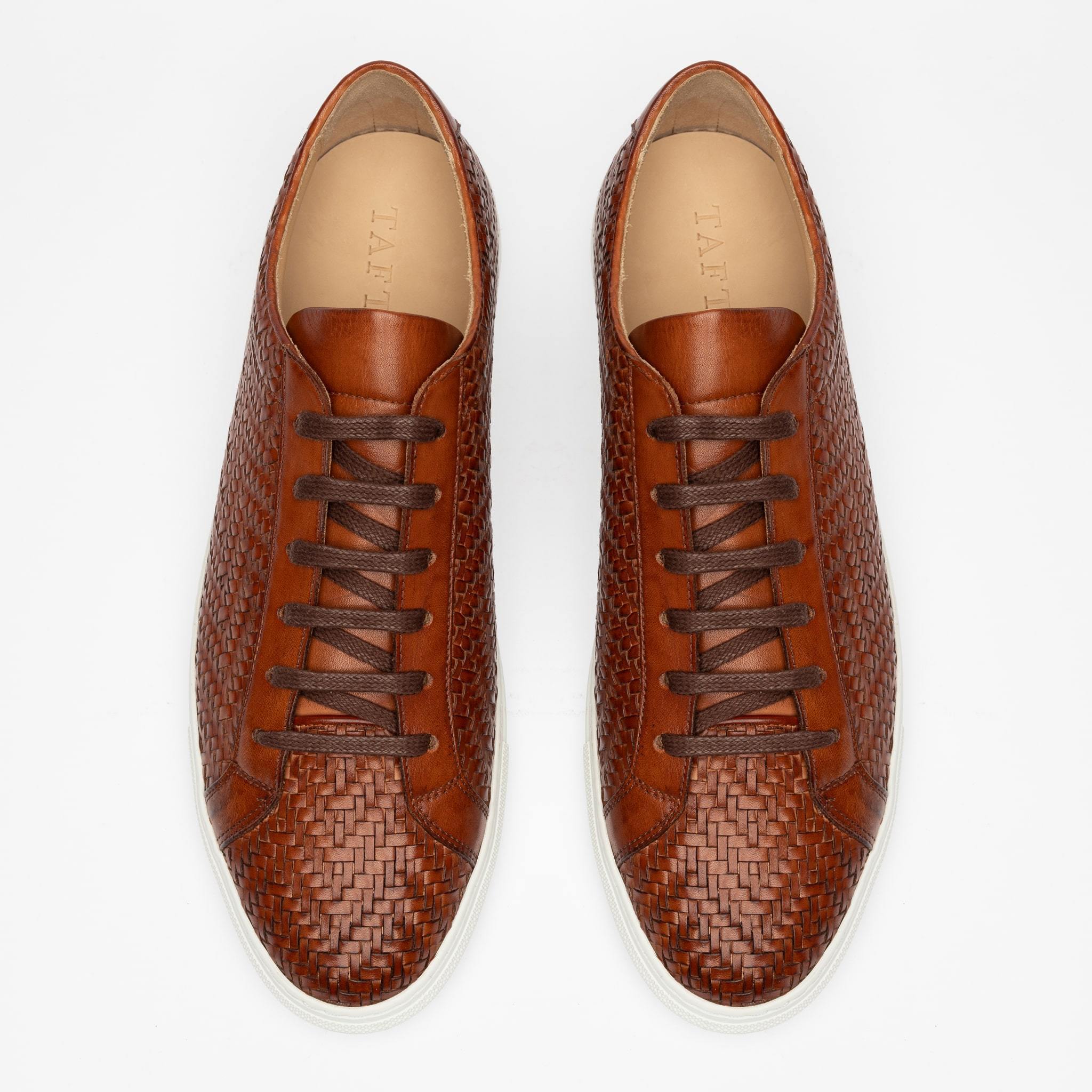 Sneaker in Woven top view