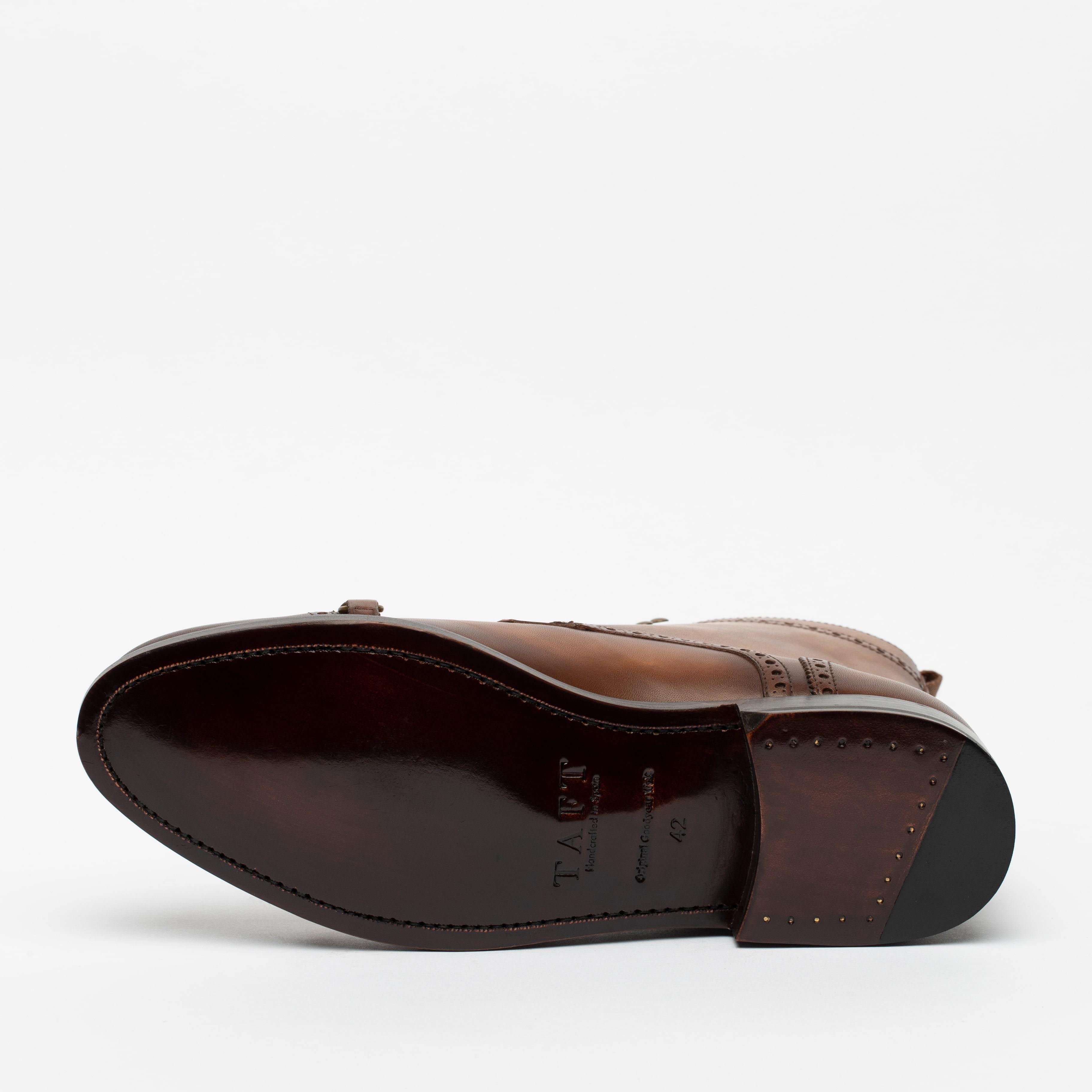 The Grail Boot in Coffee Bottom Sole