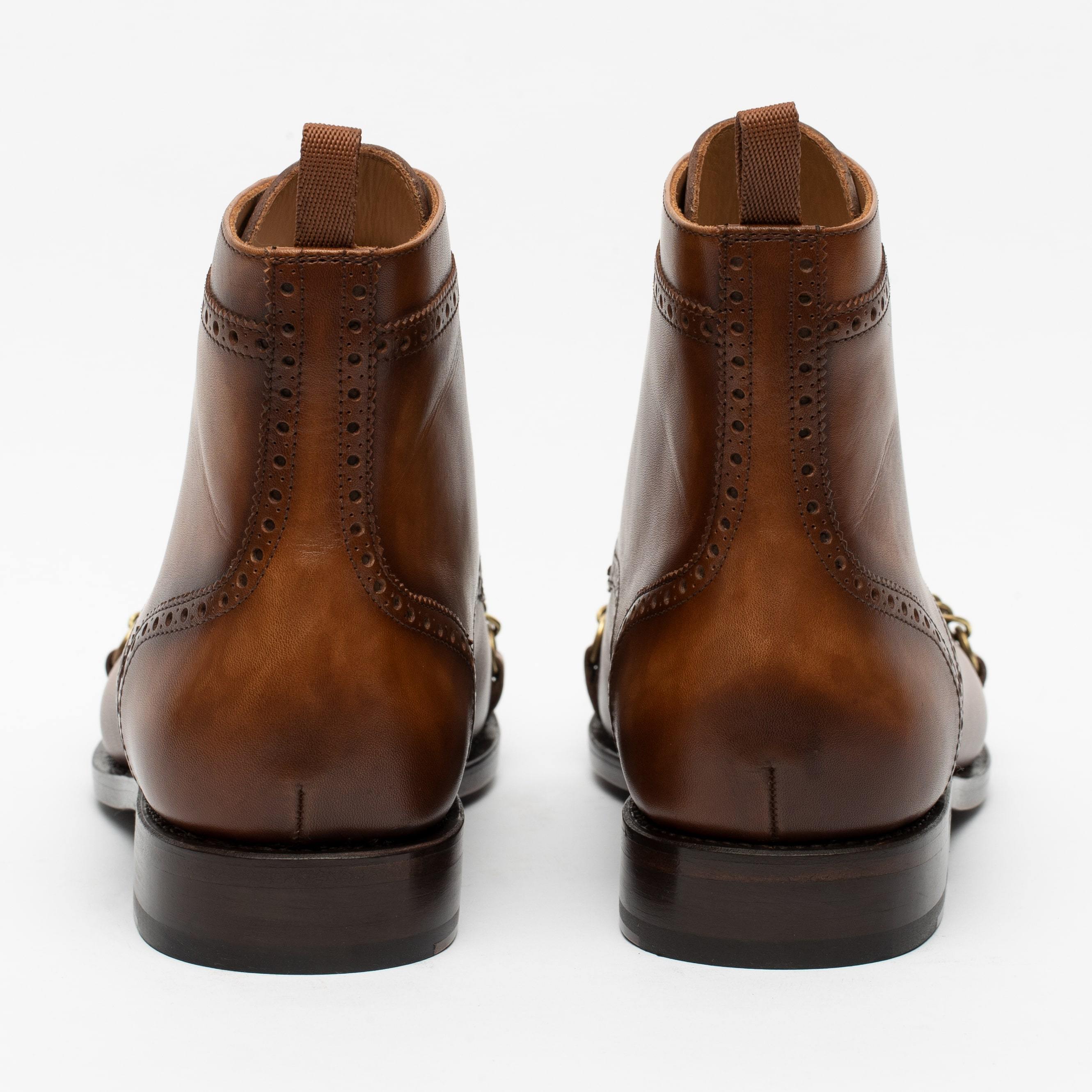 The Grail Boot in Coffee Back